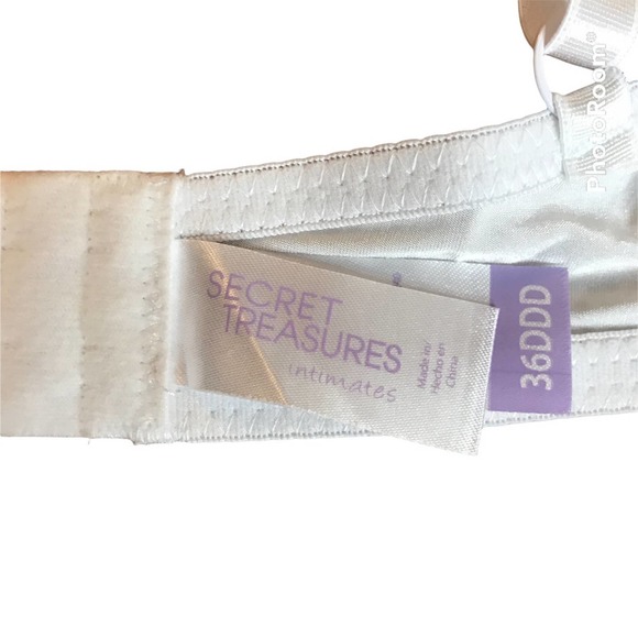 SECRET TREASURES full Coverage Underwire Cream Bra, size 36DDD - Picture 5 of 6